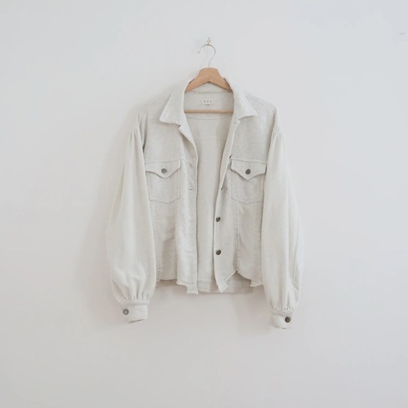 POL Jackets & Blazers - POL French Terry Jacket (L)